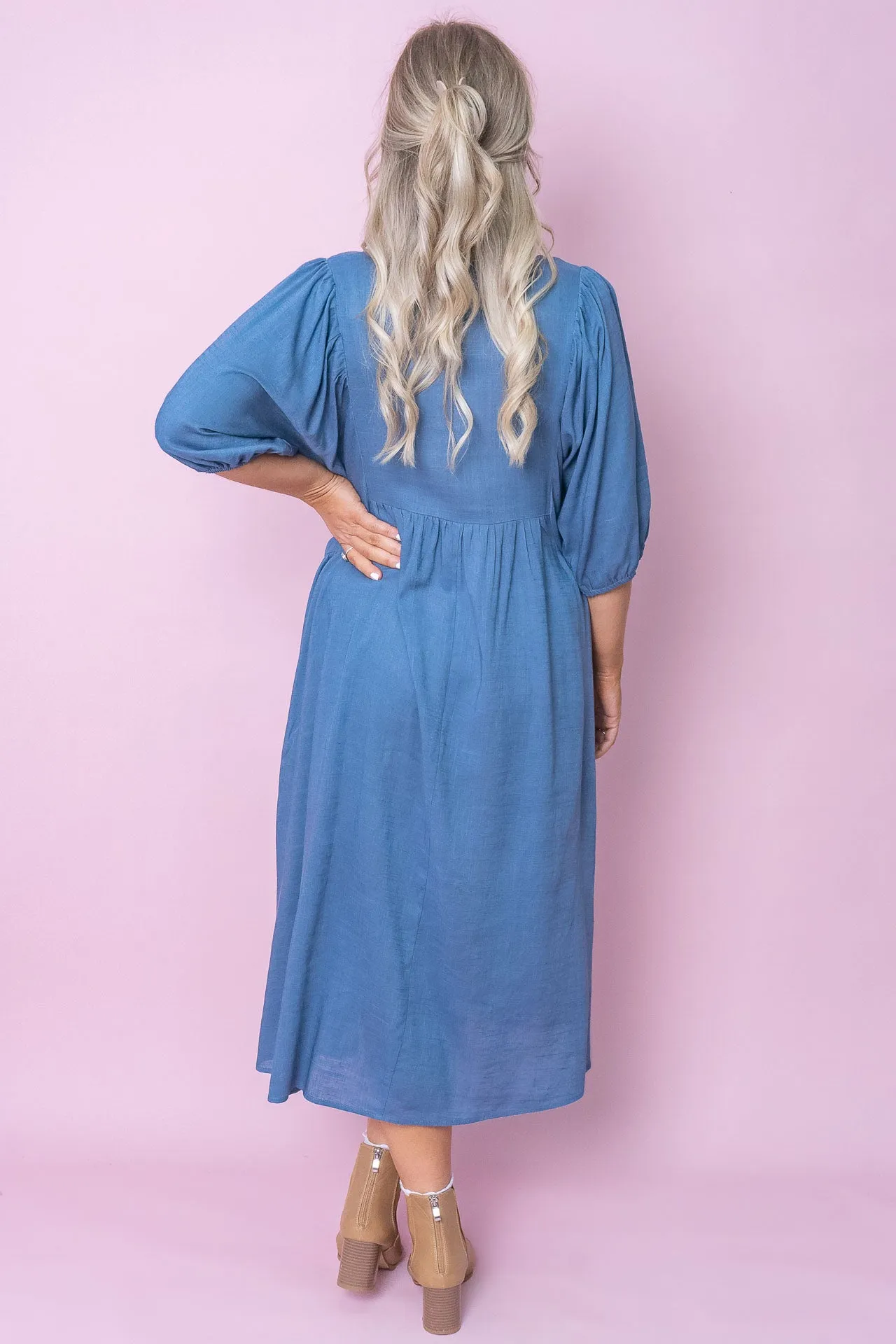 Emery Midi Dress in Slate sold by Always Alice product image thumbnail 5