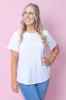 Foxwood Tee in White - Foxwood - Final Sale sold by Always Alice