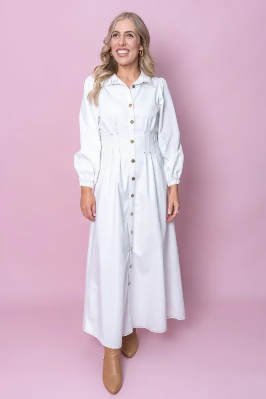 Freya Dress in White - Final Sale sold by Always Alice