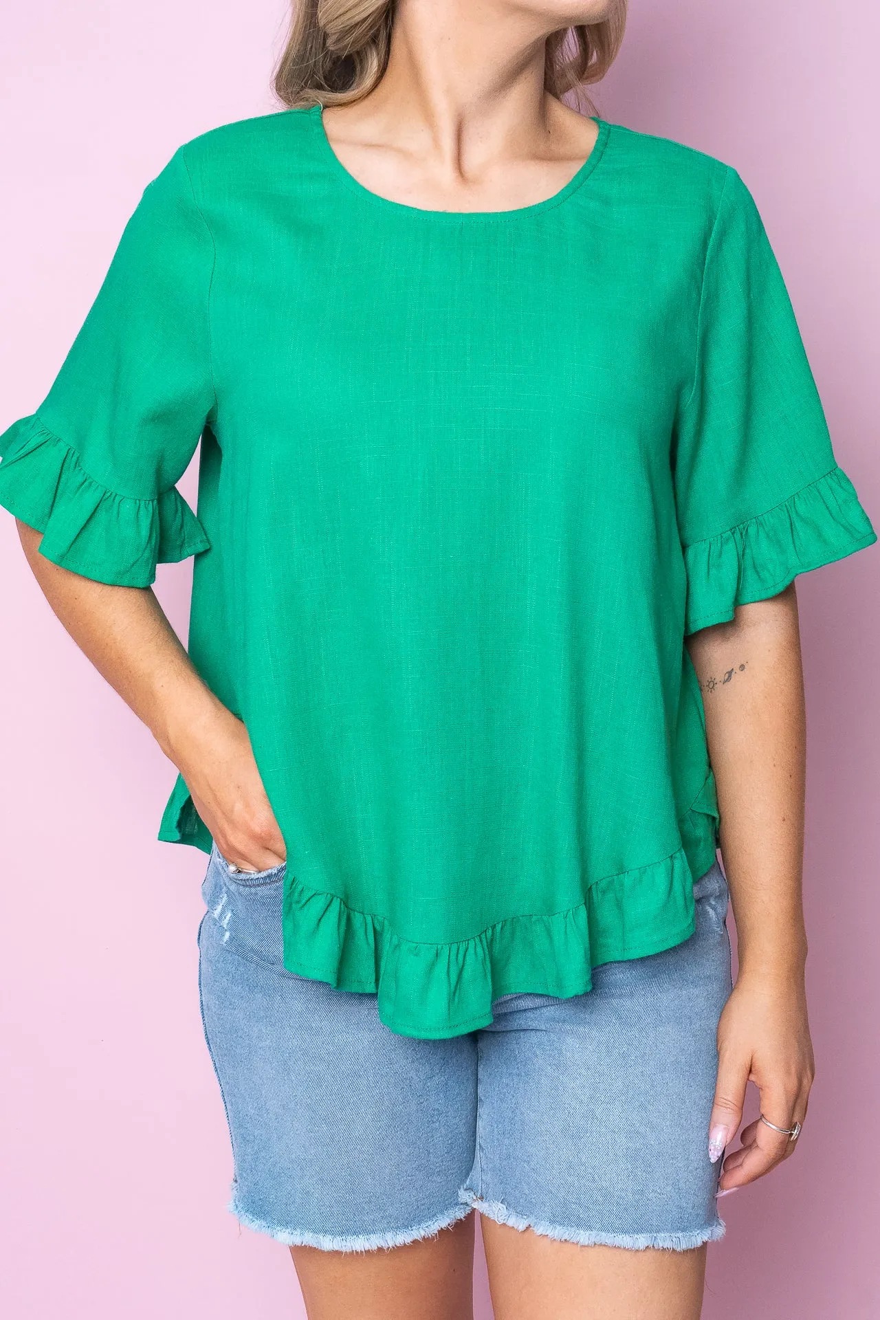 Bo Top in Emerald sold by Always Alice product image thumbnail 3