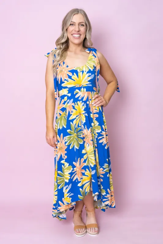 Valentina Dress in Cobalt sold by Always Alice