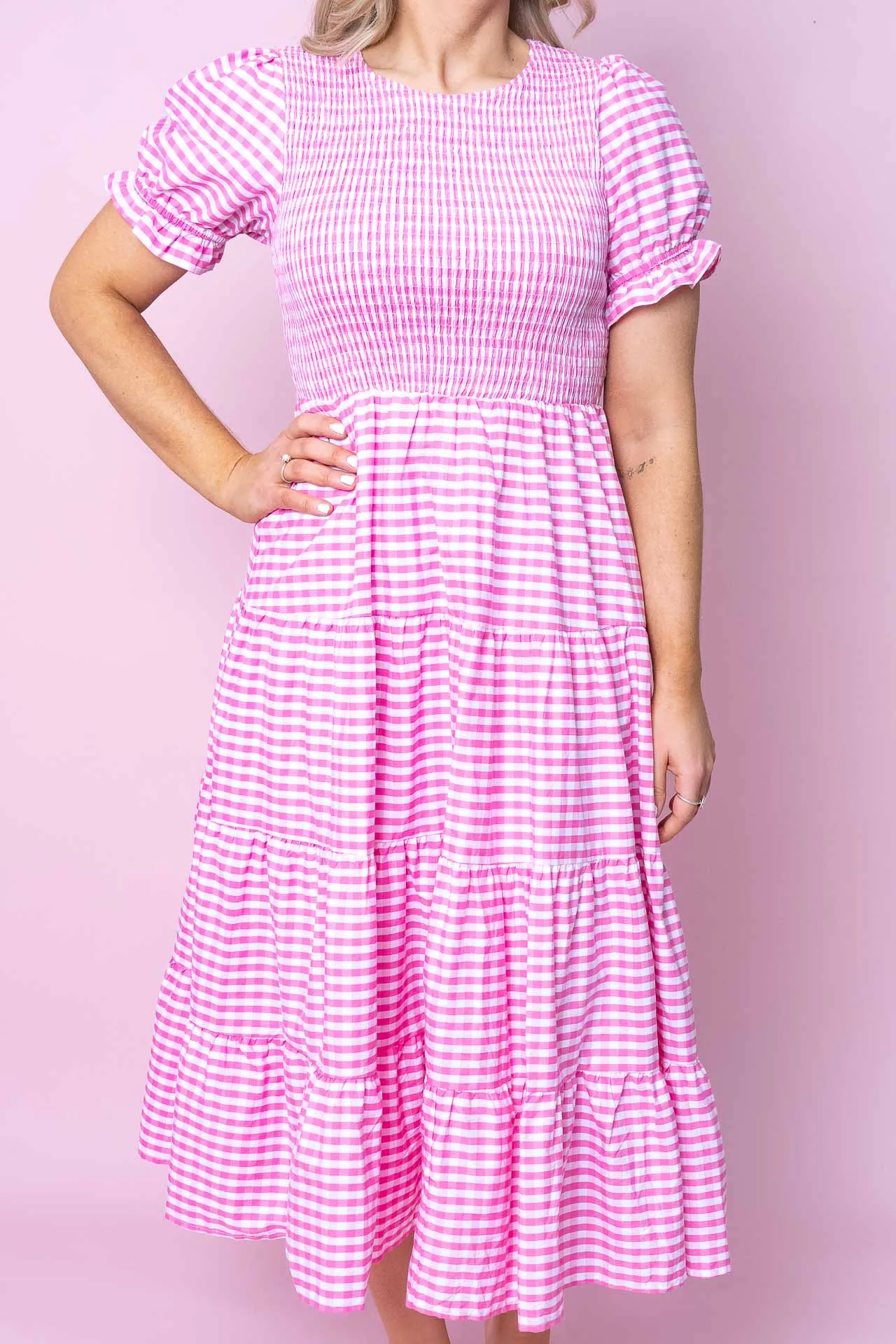 Margot Dress in Fuchsia sold by Always Alice product image thumbnail 5
