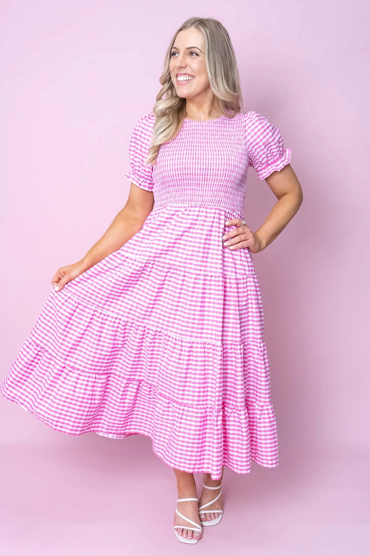Margot Dress in Fuchsia sold by Always Alice product image thumbnail 3