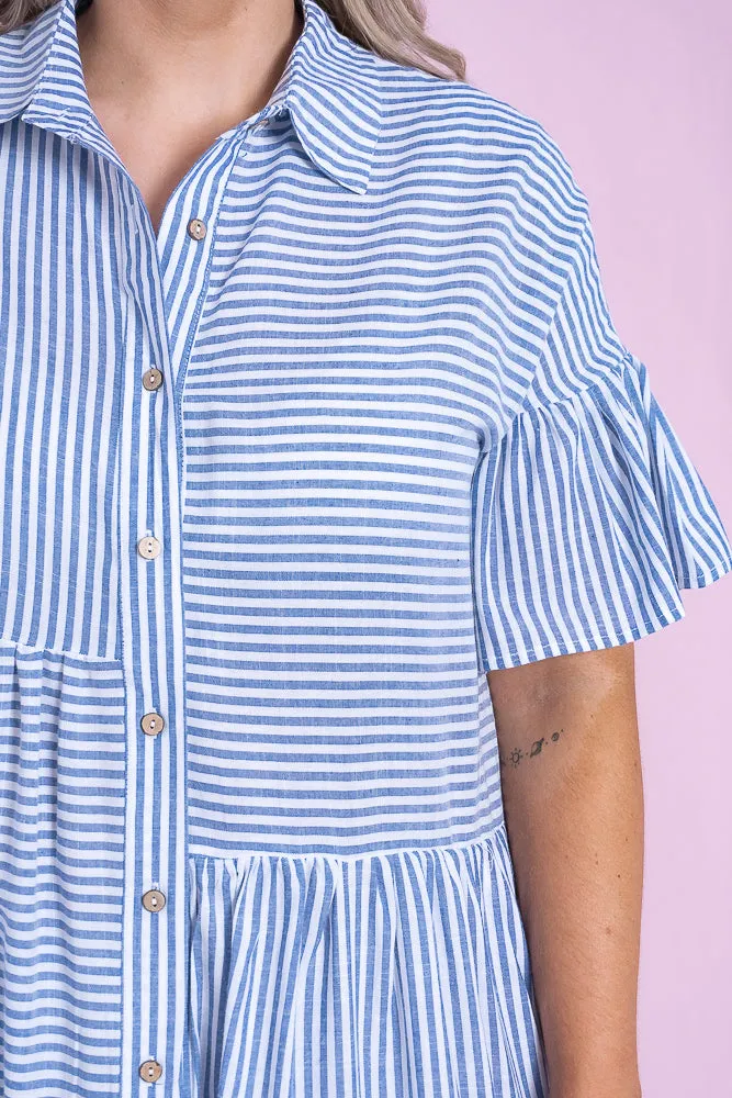 Rowan Dress in Blue sold by Always Alice product image thumbnail 5