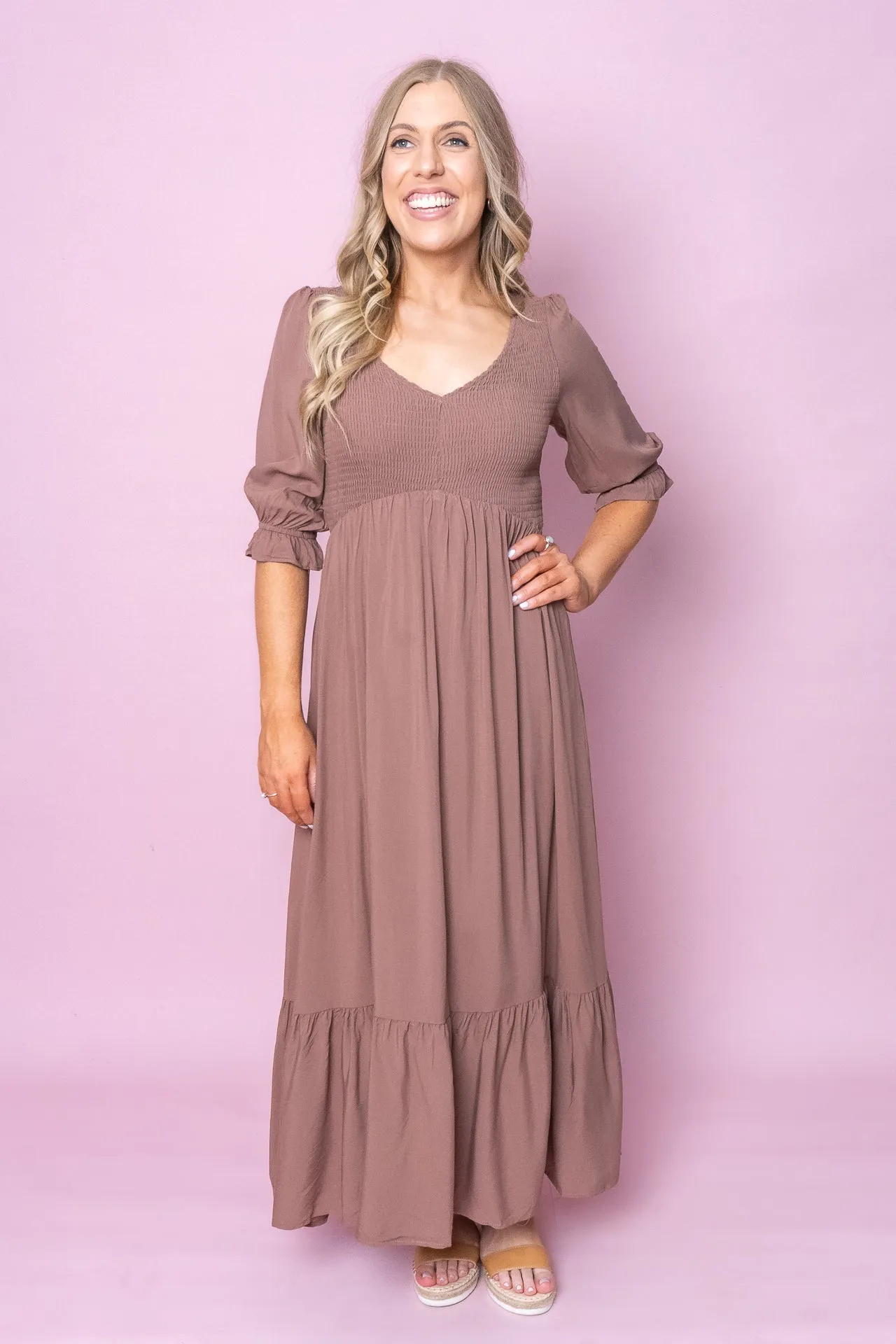 Rhianna Dress in Chocolate sold by Always Alice product image thumbnail 2