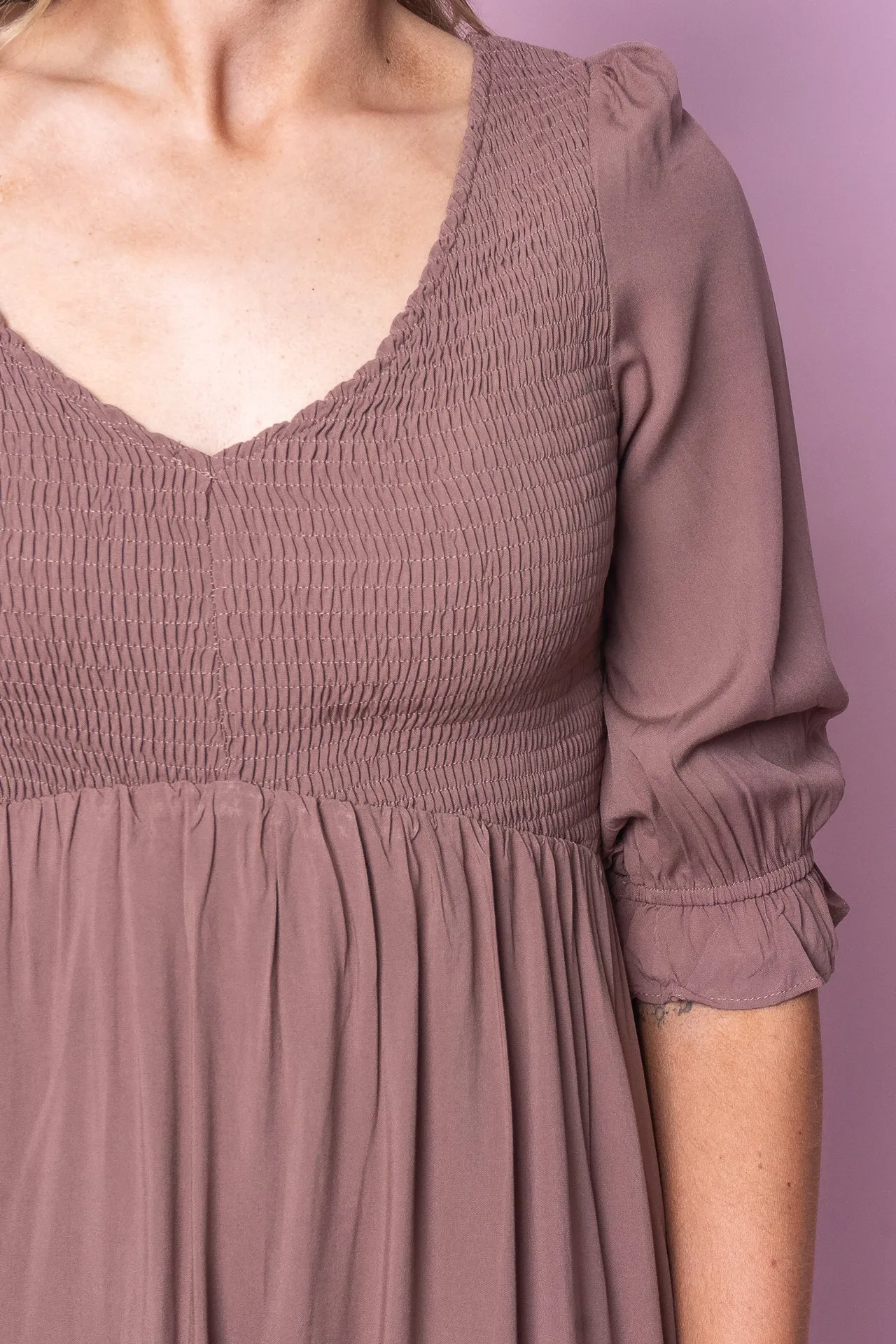 Rhianna Dress in Chocolate sold by Always Alice product image thumbnail 4