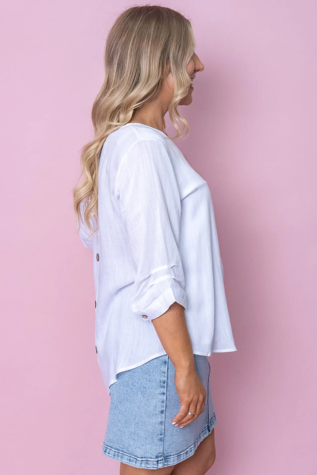 Morgan Top in White sold by Always Alice product image thumbnail 5