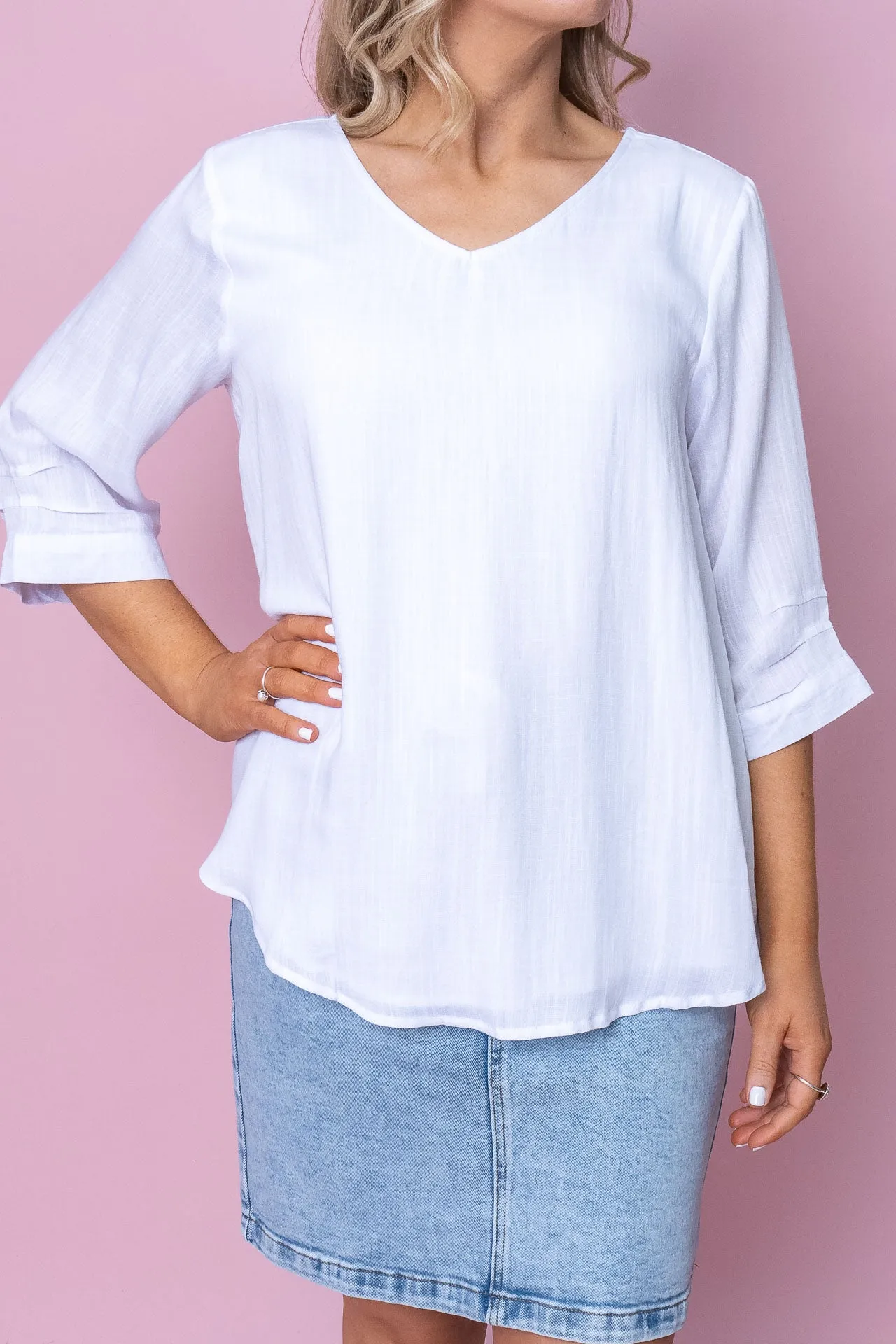 Morgan Top in White sold by Always Alice product image thumbnail 3