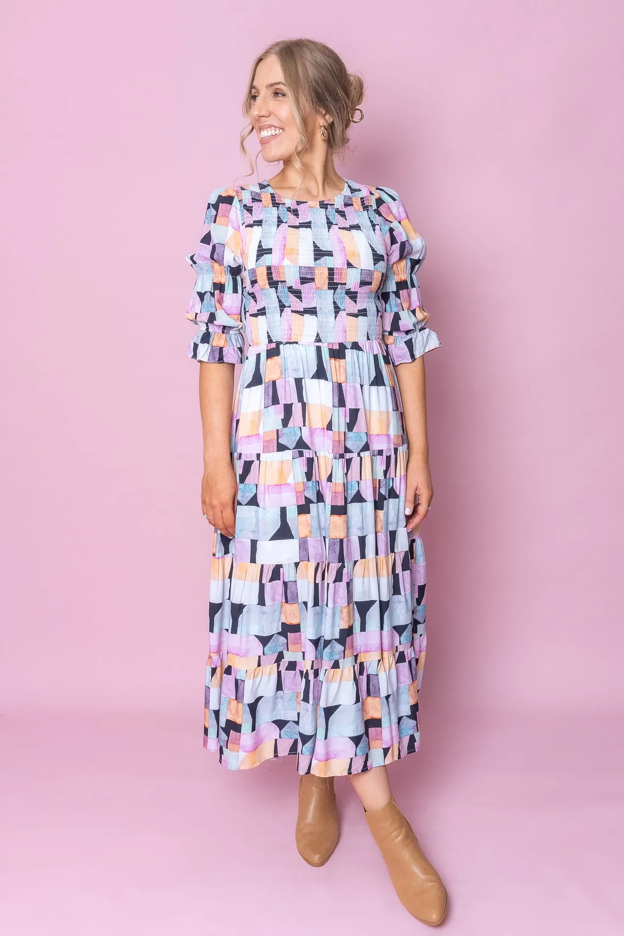 Whitlea Dress in Black Multi sold by Always Alice product image thumbnail 2