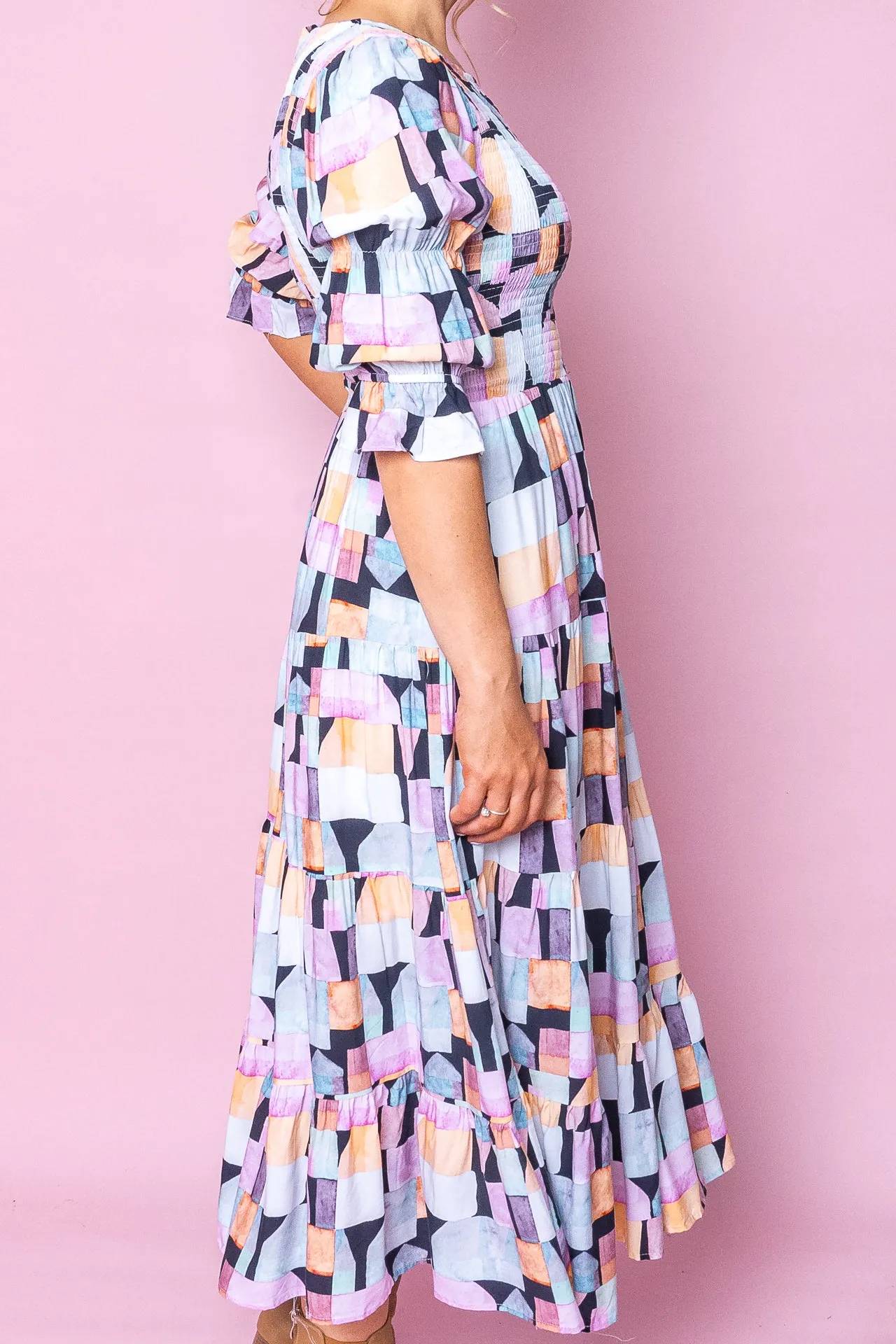 Whitlea Dress in Black Multi sold by Always Alice product image thumbnail 5