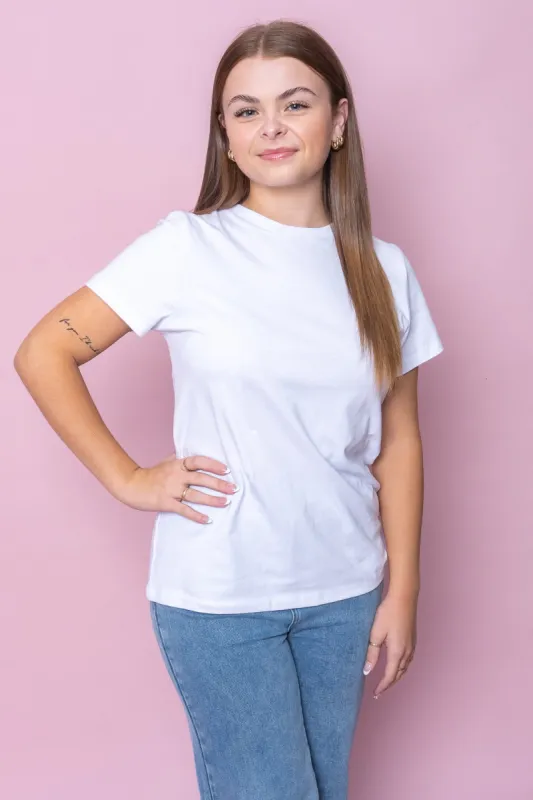 Layering Tee in White - Silent Theory - Final Sale sold by Always Alice