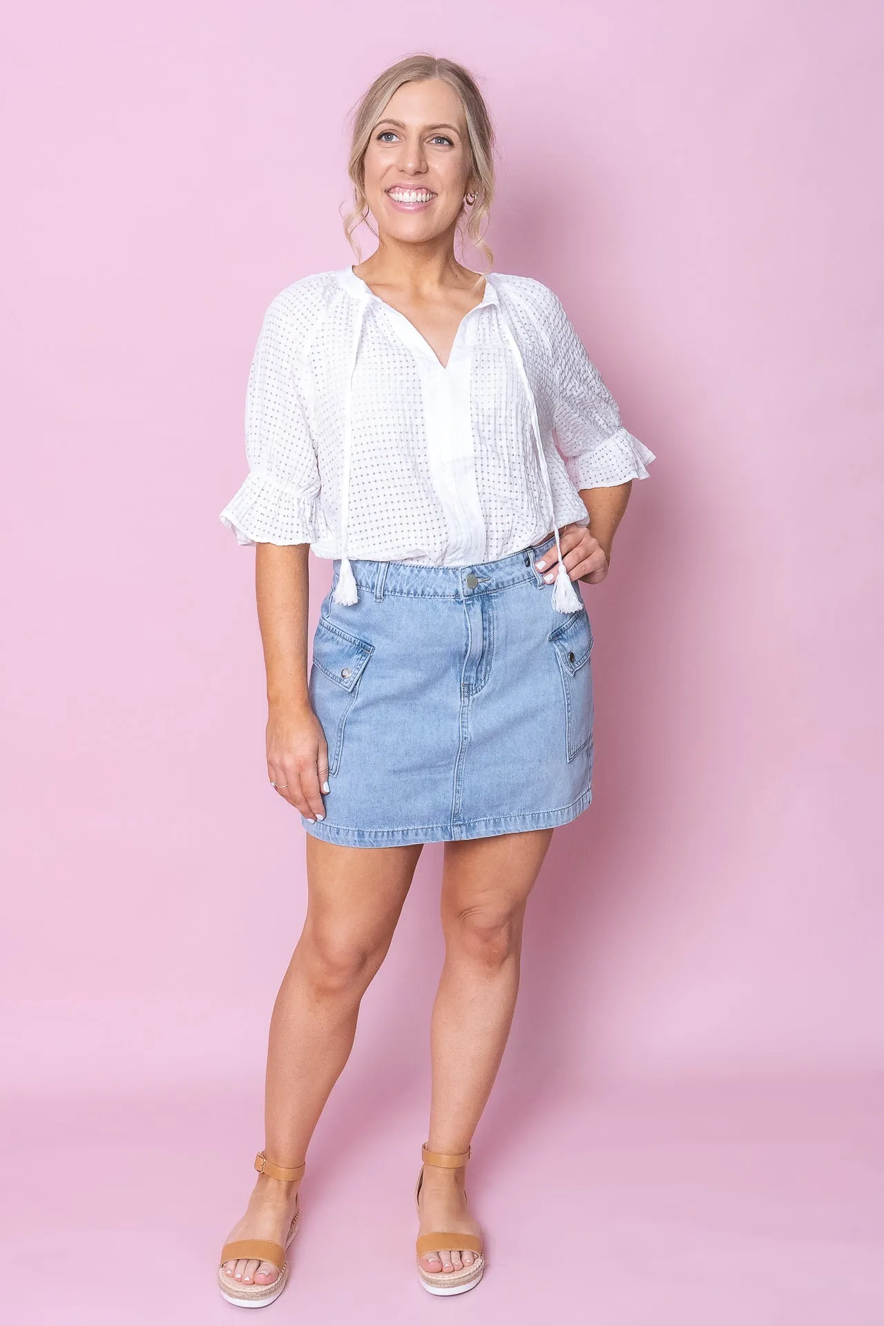 Dottie Top in White sold by Always Alice product image thumbnail 5