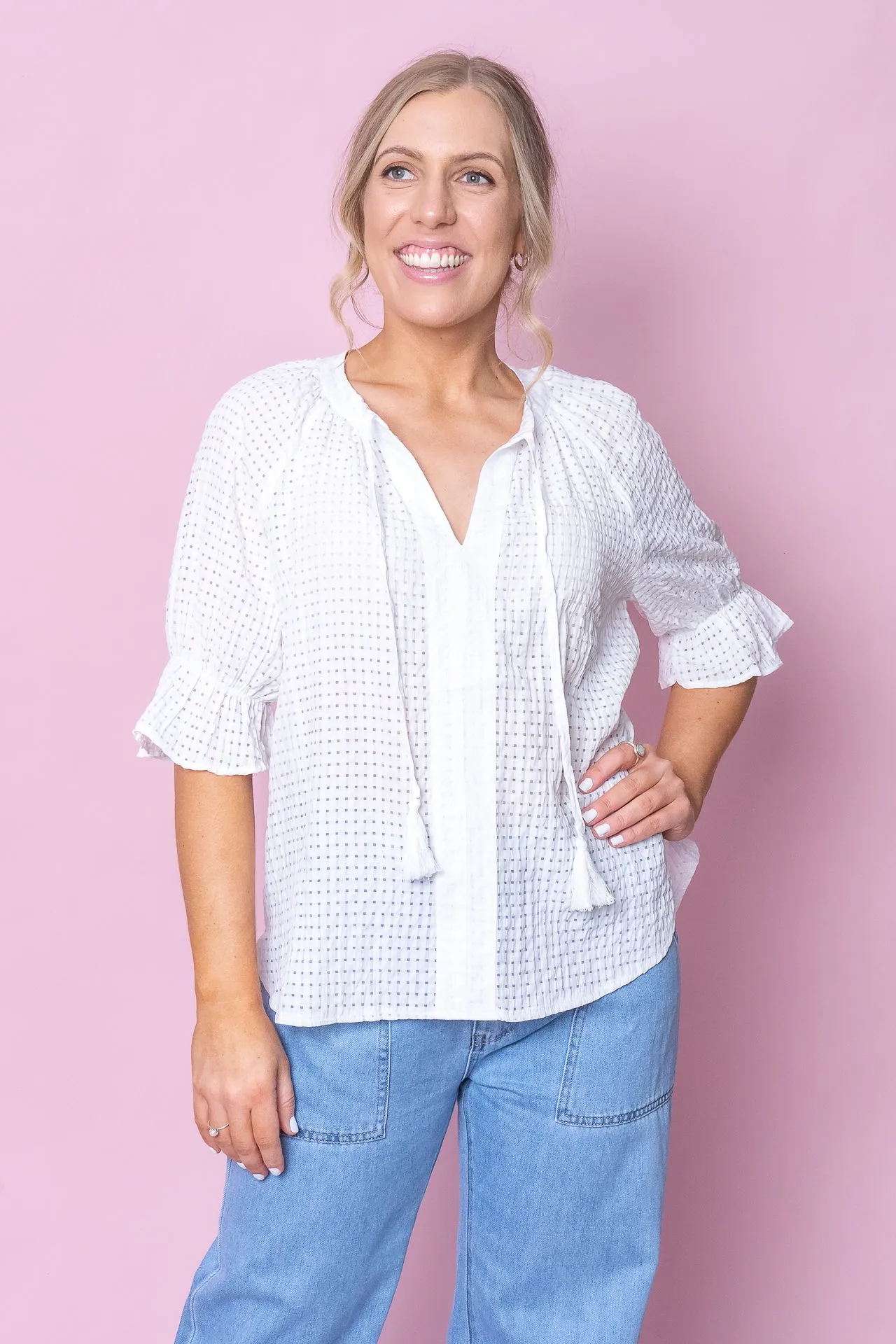Dottie Top in White sold by Always Alice product image thumbnail 4