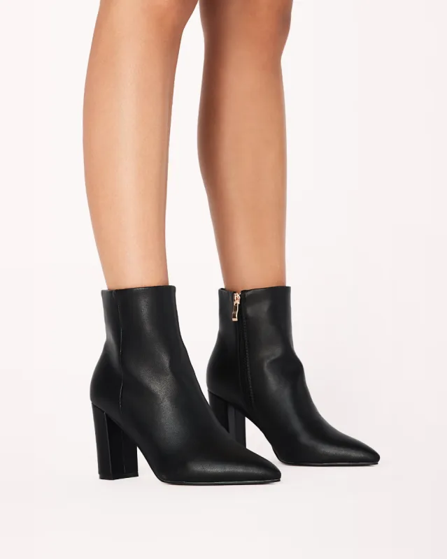 Stazie Boots - Black sold by Gingham & Heels