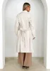 Lenniox Coat - Cream sold by Gingham & Heels