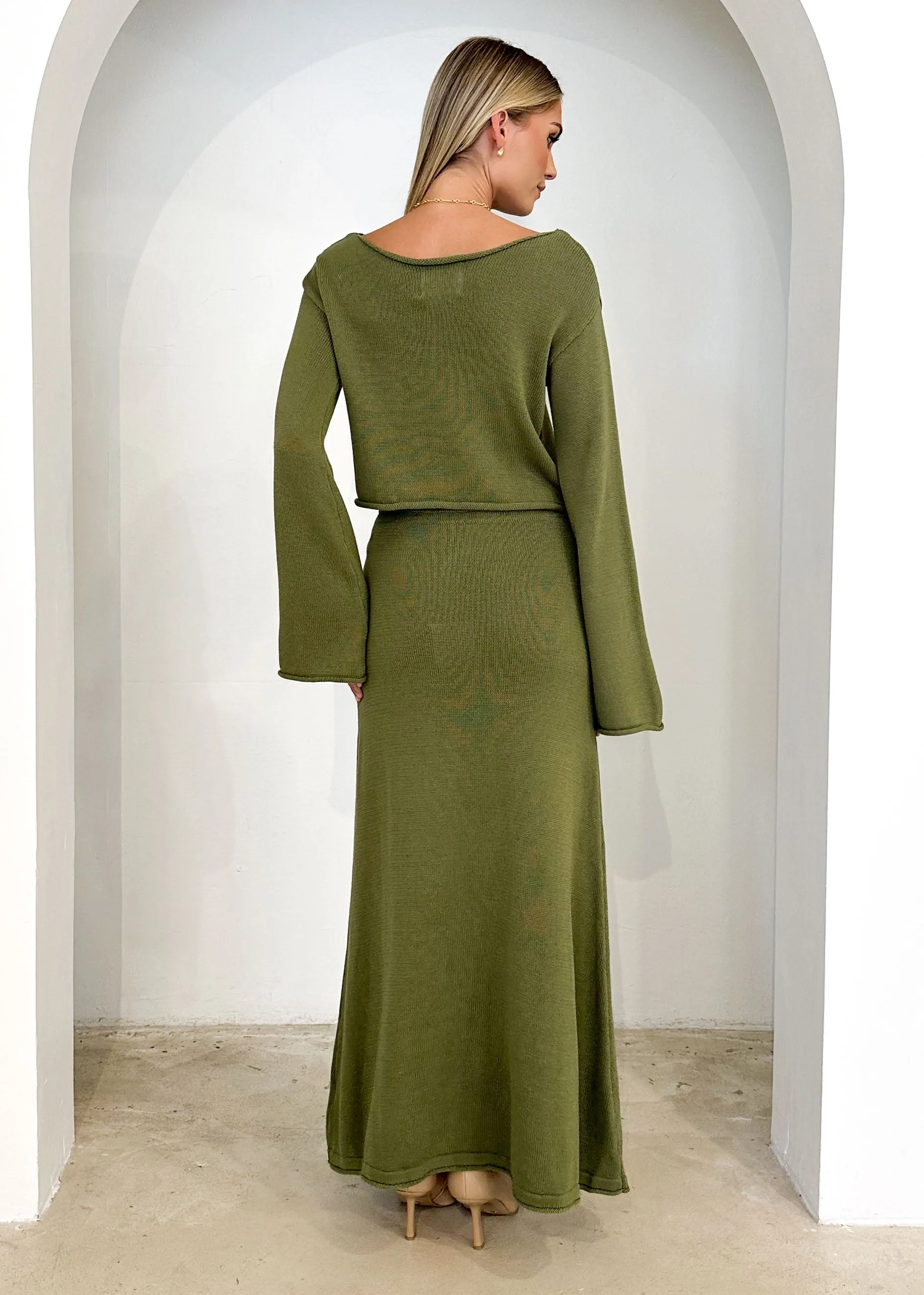 Emerson Knit Top - Olive sold by Gingham & Heels product image thumbnail 5