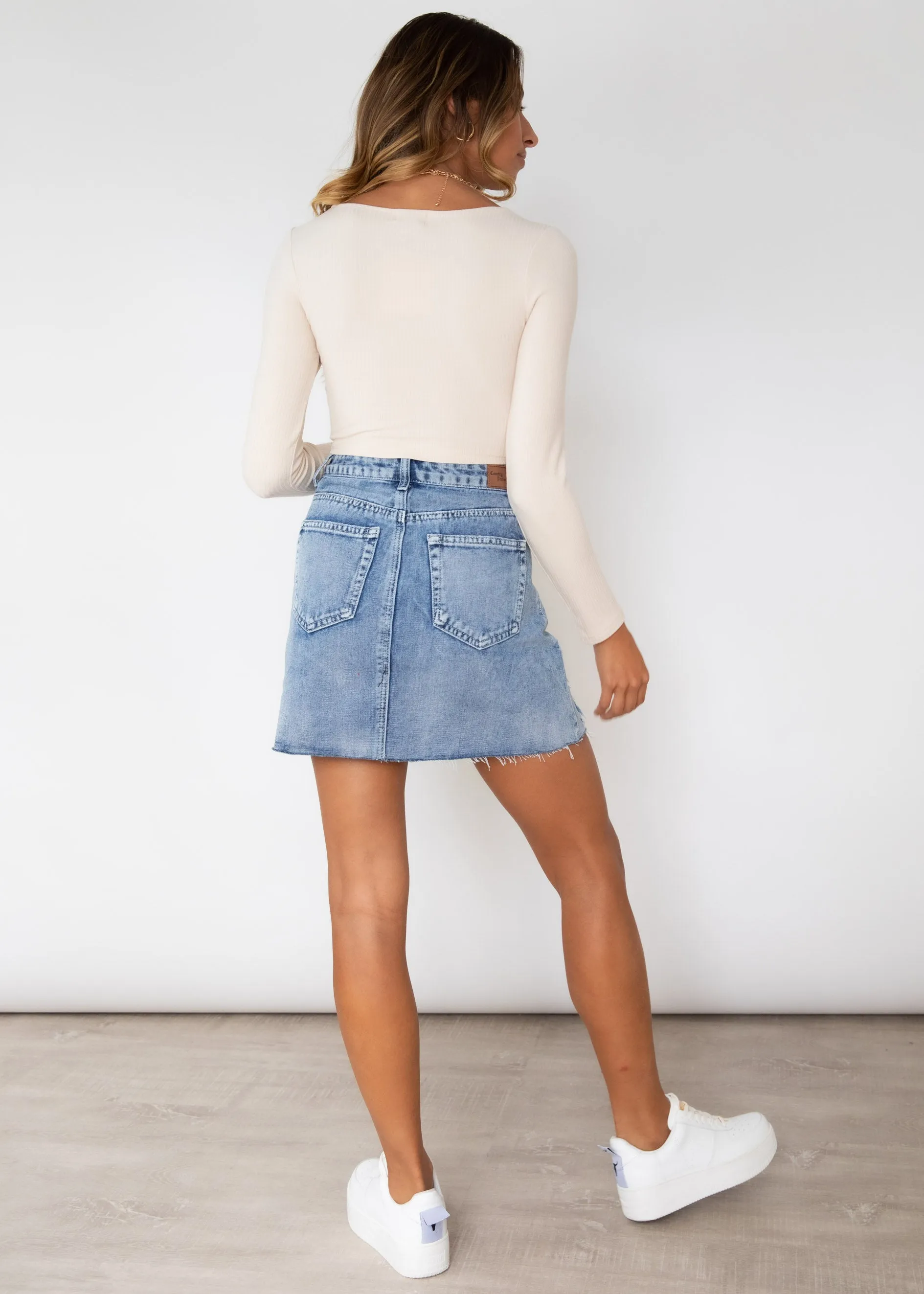 Floretta Knit Crop - Beige sold by Gingham & Heels product image thumbnail 4