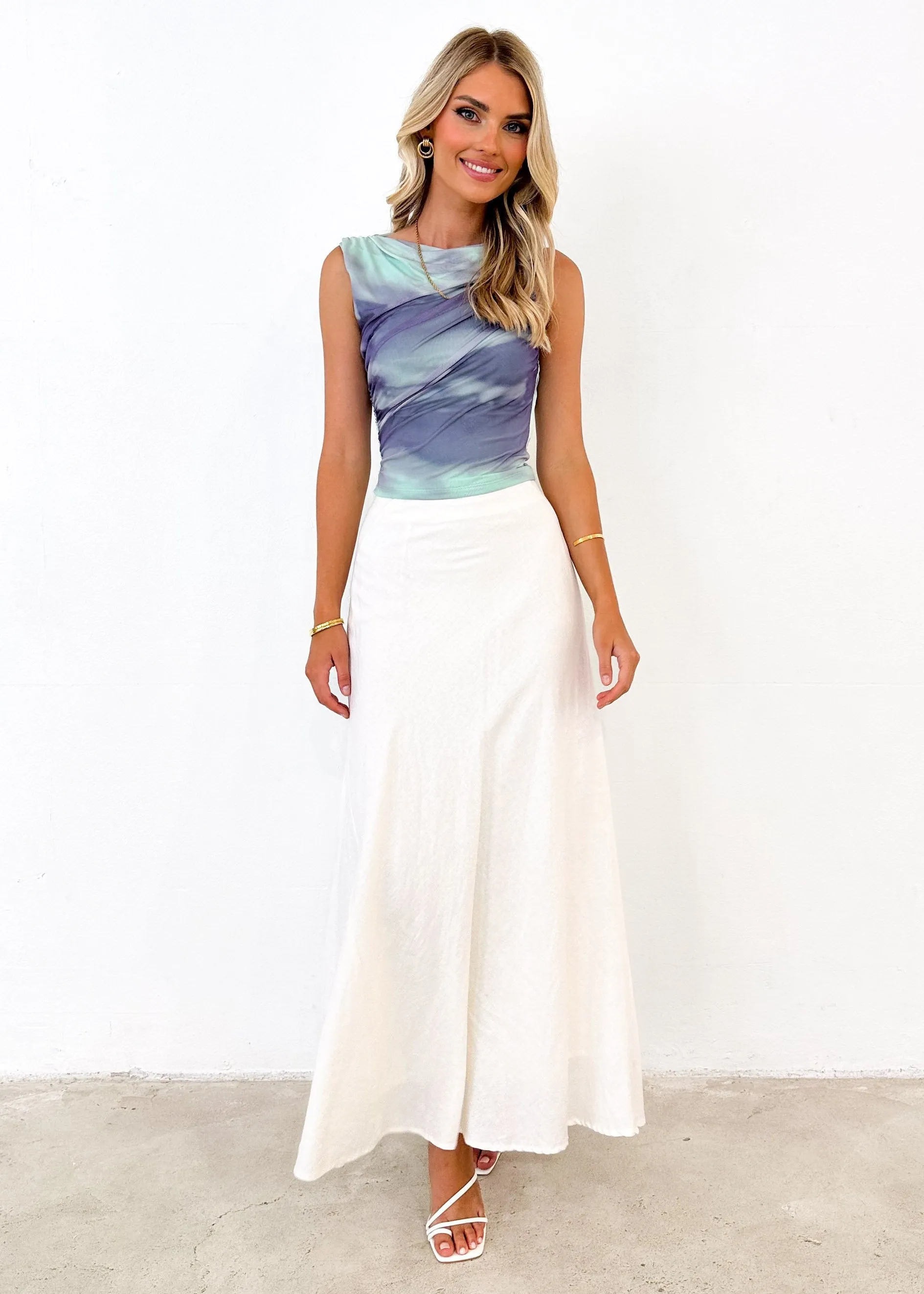 Jellora Mesh Top - Lilac Splash sold by Gingham & Heels product image thumbnail 2