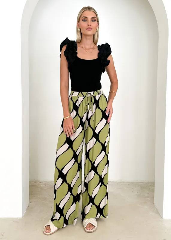 Dacey Pants - Olive Kennedy sold by Gingham & Heels