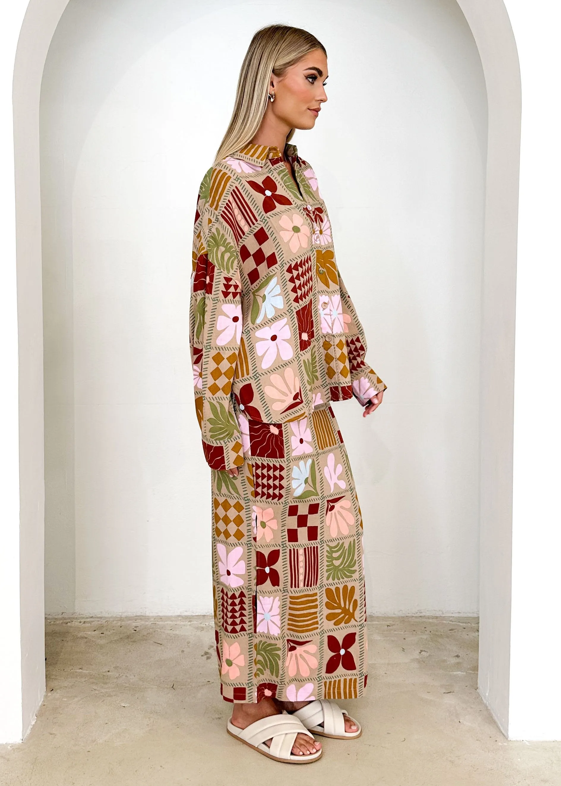 Ninessa Shirt - Lisse Autumn sold by Gingham & Heels product image thumbnail 4