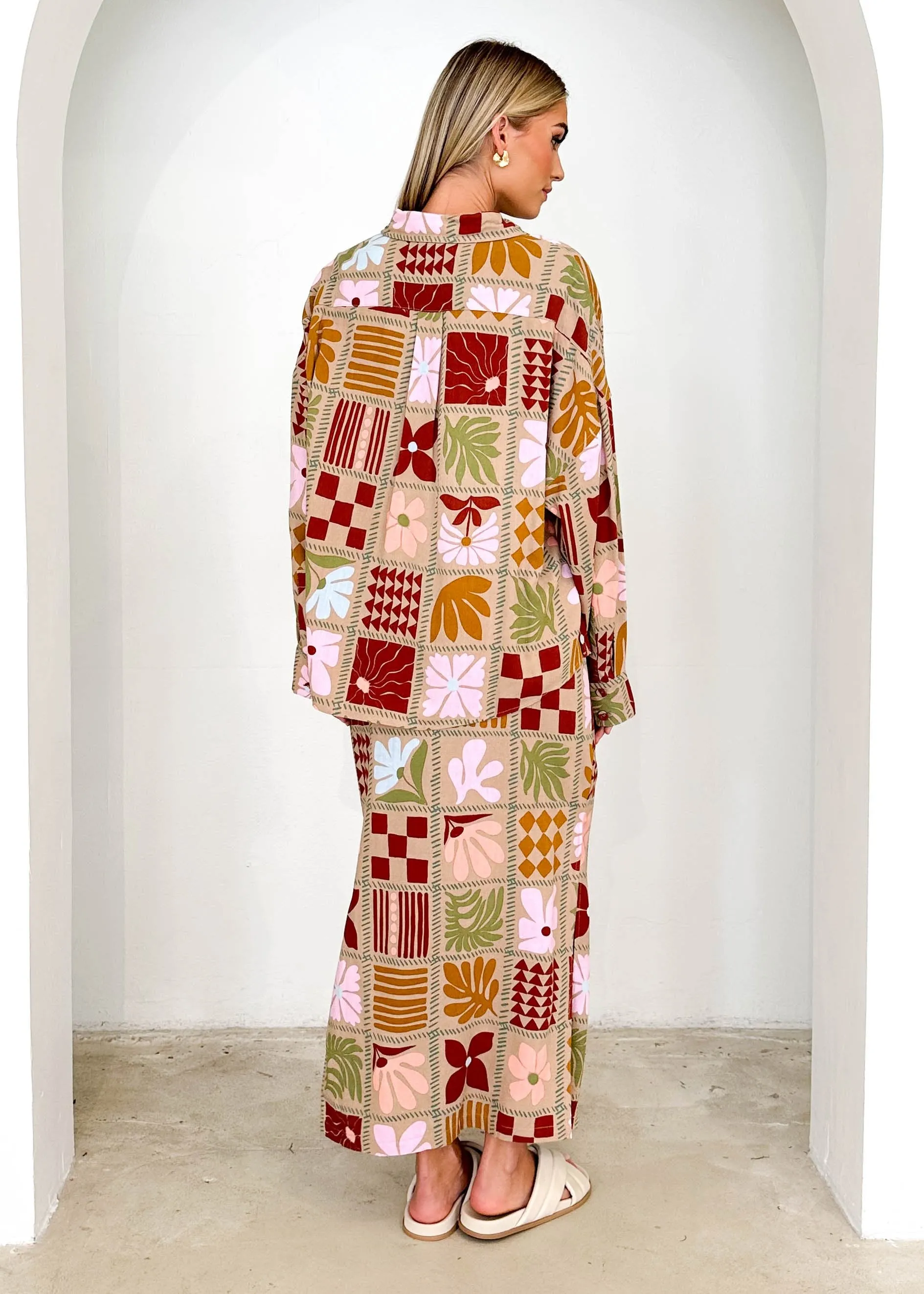 Ninessa Shirt - Lisse Autumn sold by Gingham & Heels product image thumbnail 5