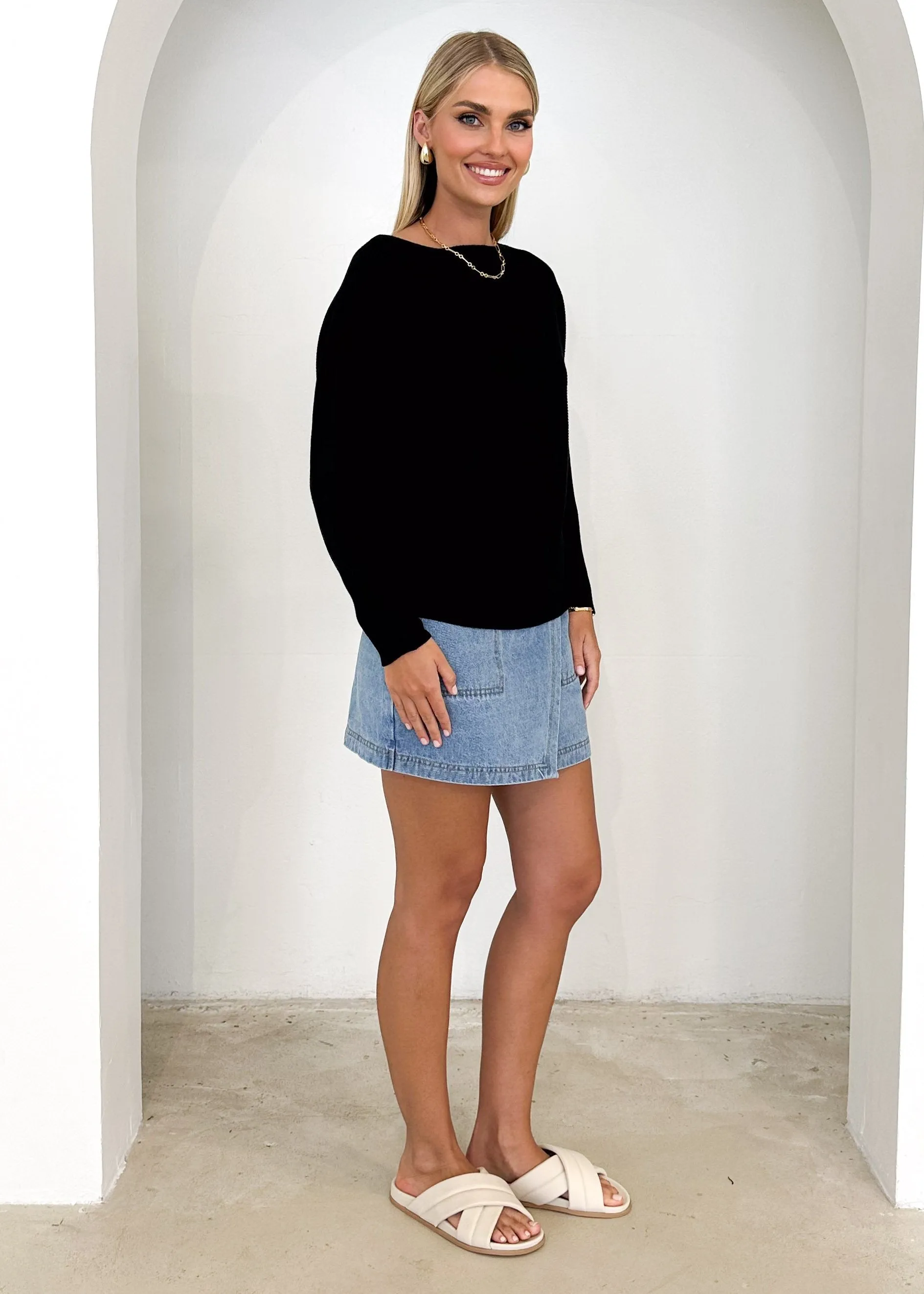 Henroe Sweater - Black sold by Gingham & Heels product image thumbnail 4