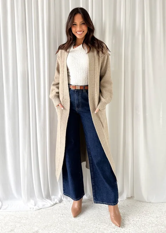 Katrina Cardigan - Latte sold by Gingham & Heels