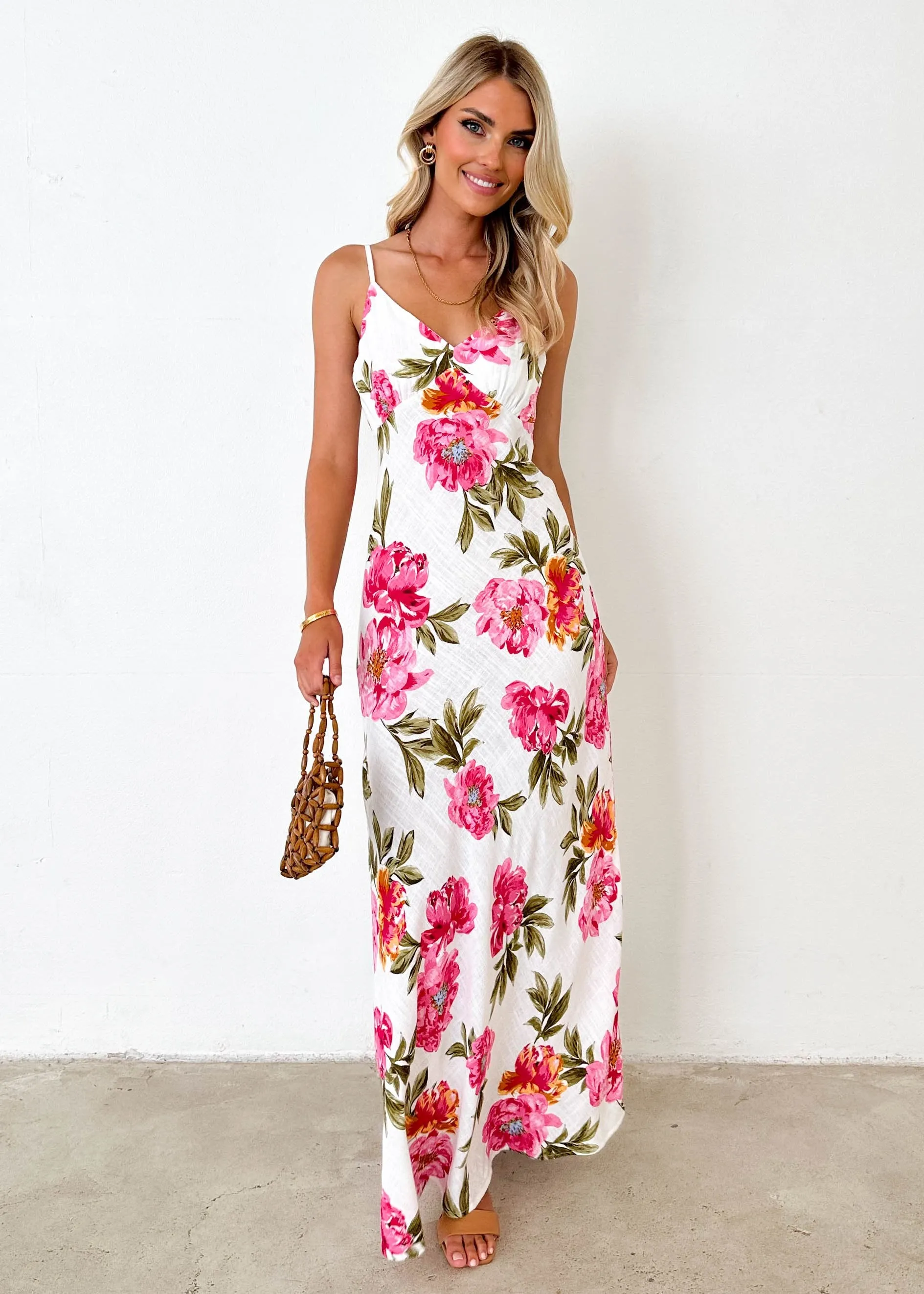 Quinco Maxi Dress - Pink Bonita sold by Gingham & Heels product image thumbnail 3