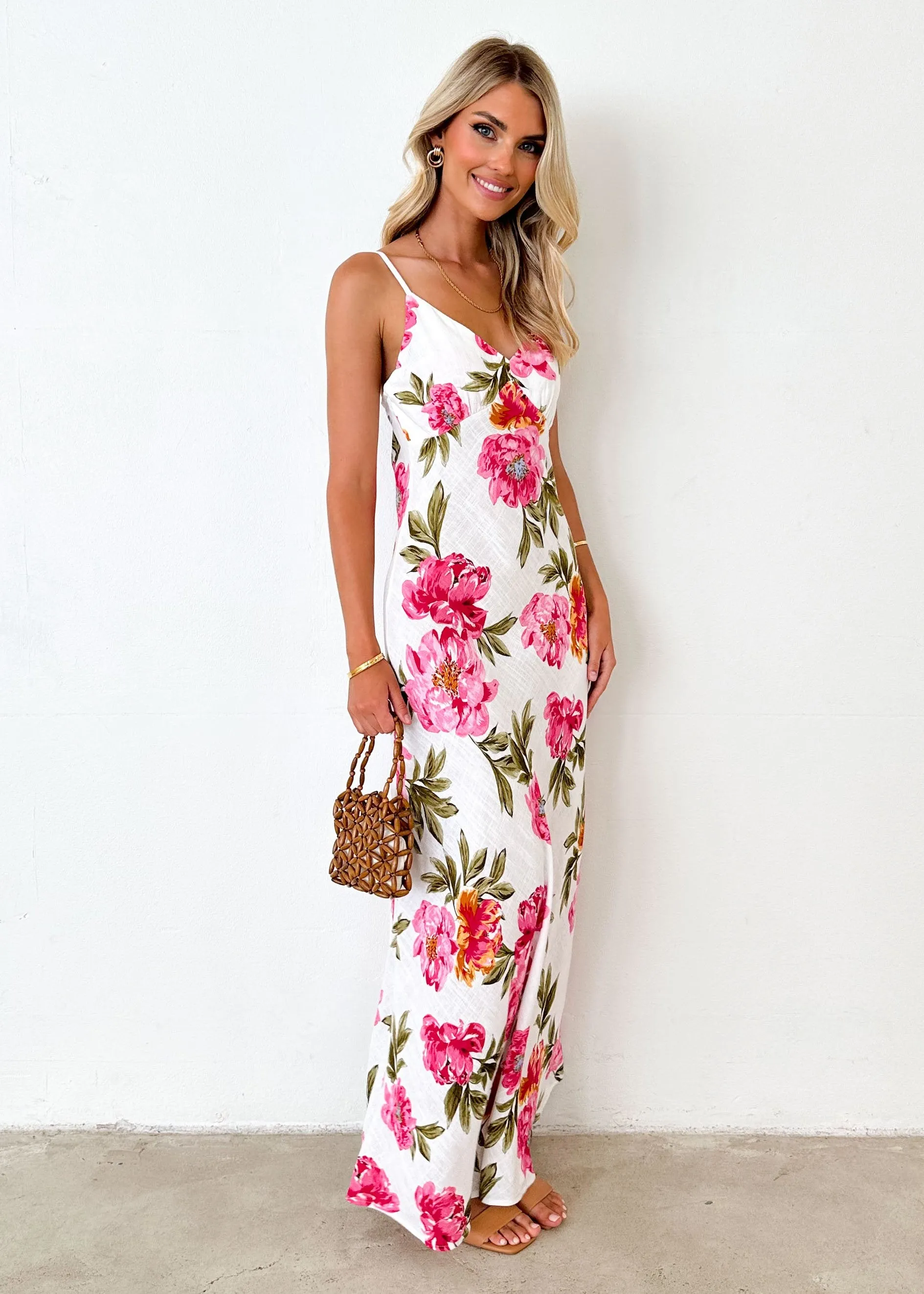 Quinco Maxi Dress - Pink Bonita sold by Gingham & Heels product image thumbnail 4