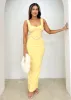Cherry Maxi Dress - Lemon sold by Gingham & Heels