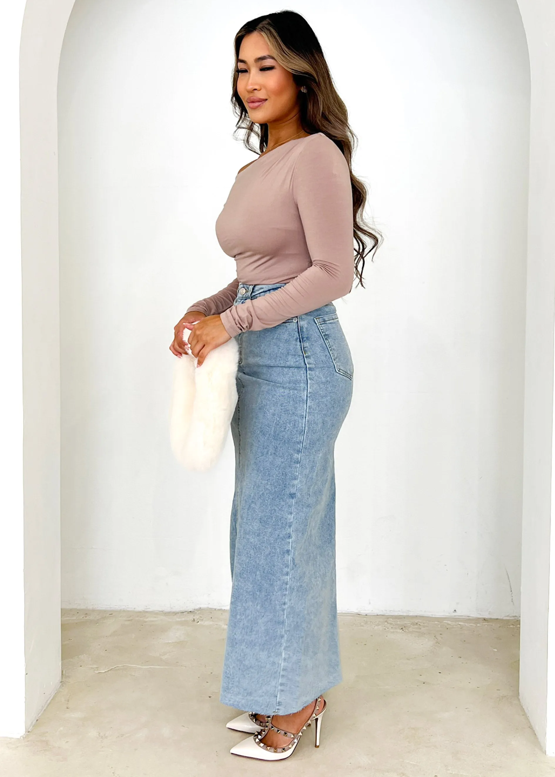 Kaira Top - Beige sold by Gingham & Heels product image thumbnail 4