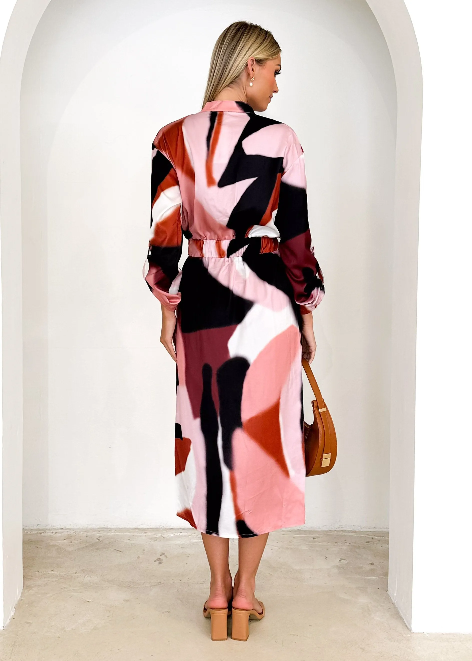 Bebrae Midi Dress - Blush Haze sold by Gingham & Heels product image thumbnail 5