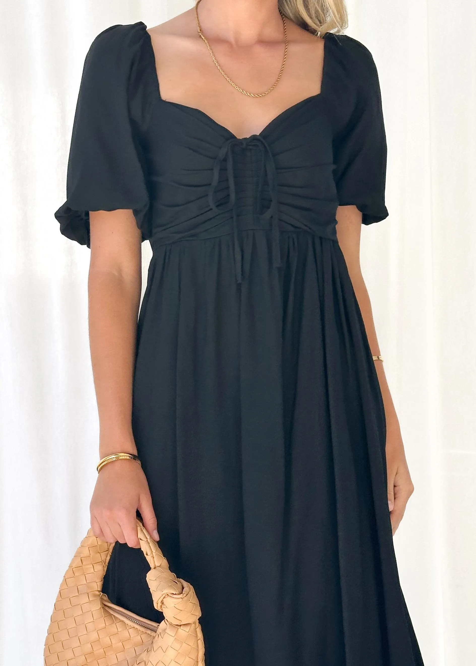 Treate Maxi Dress - Black sold by Gingham & Heels product image thumbnail 2