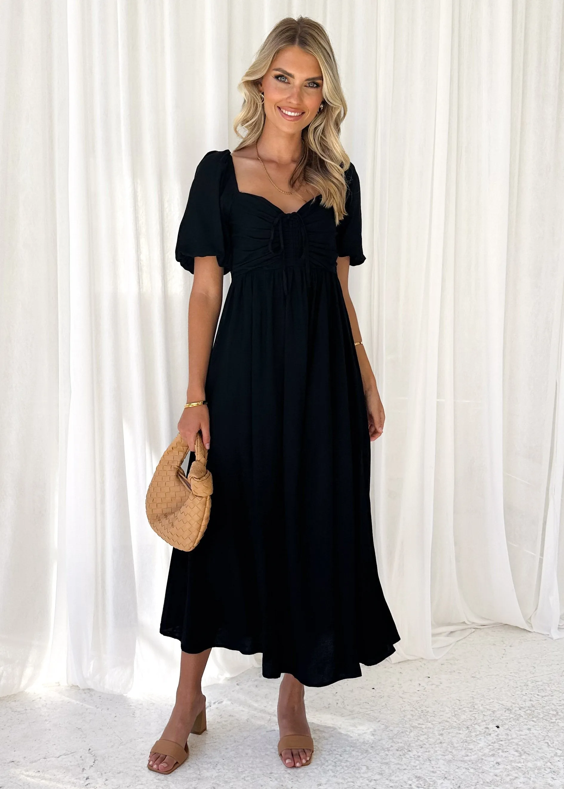 Treate Maxi Dress - Black sold by Gingham & Heels product image thumbnail 3