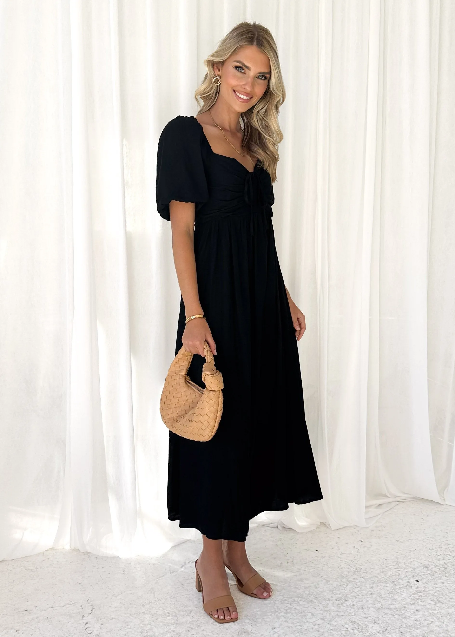 Treate Maxi Dress - Black sold by Gingham & Heels product image thumbnail 5