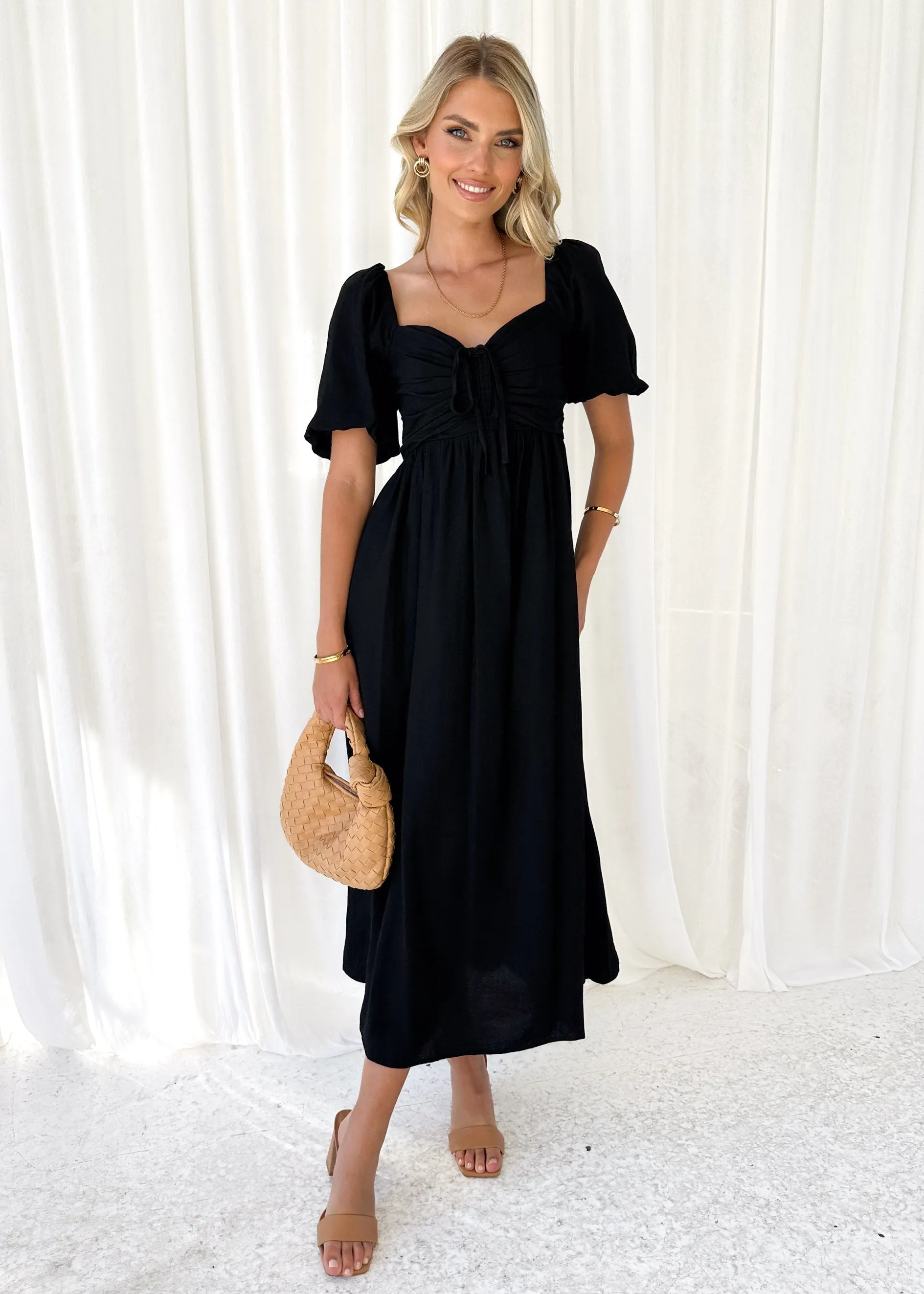 Treate Maxi Dress - Black sold by Gingham & Heels product image thumbnail 4