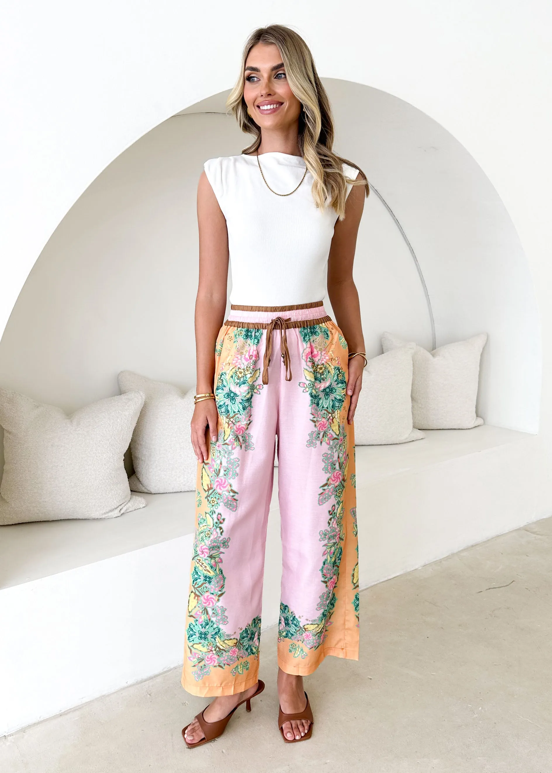 Darcy Pants - Gia Pink sold by Gingham & Heels