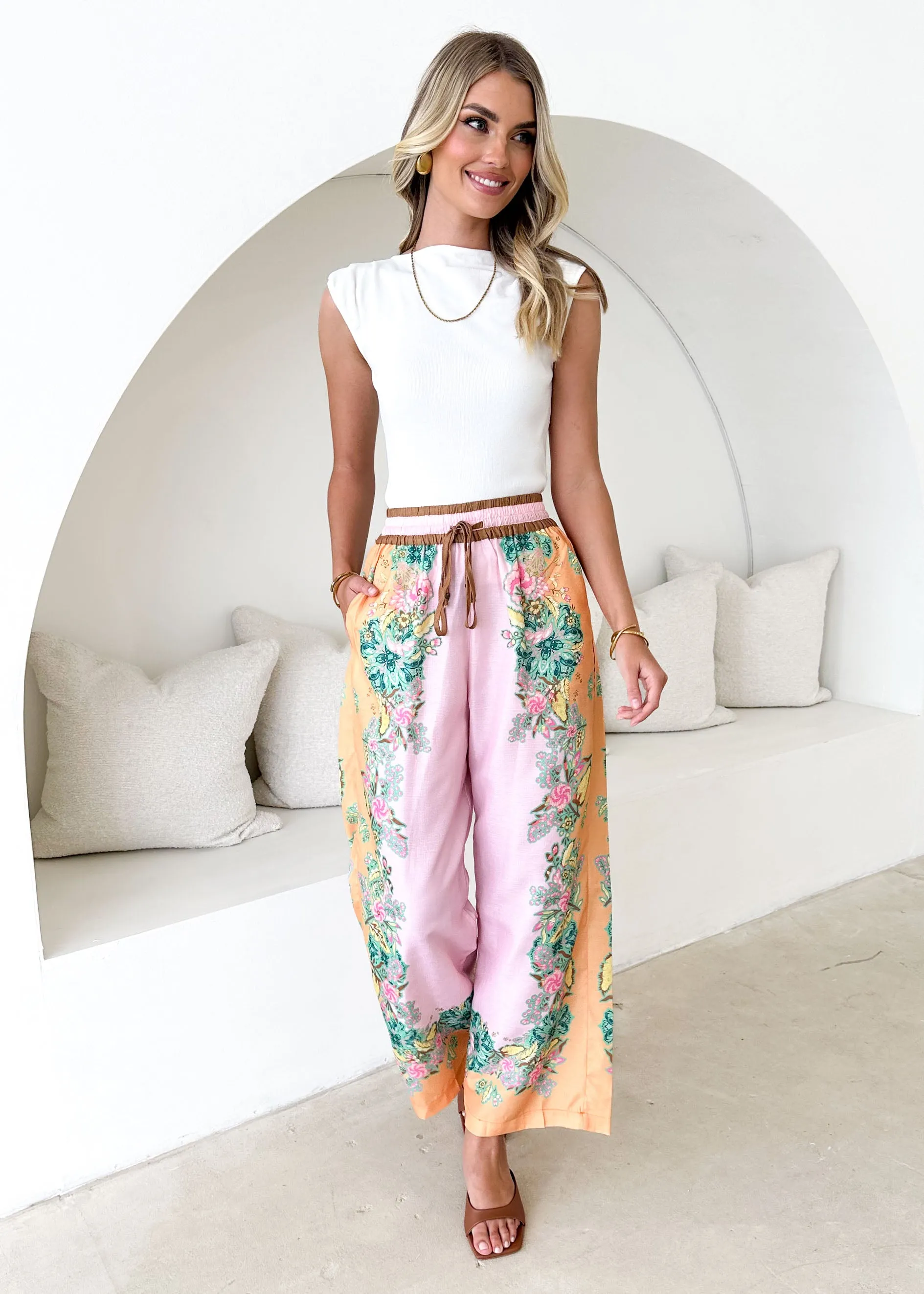 Darcy Pants - Gia Pink sold by Gingham & Heels product image thumbnail 2