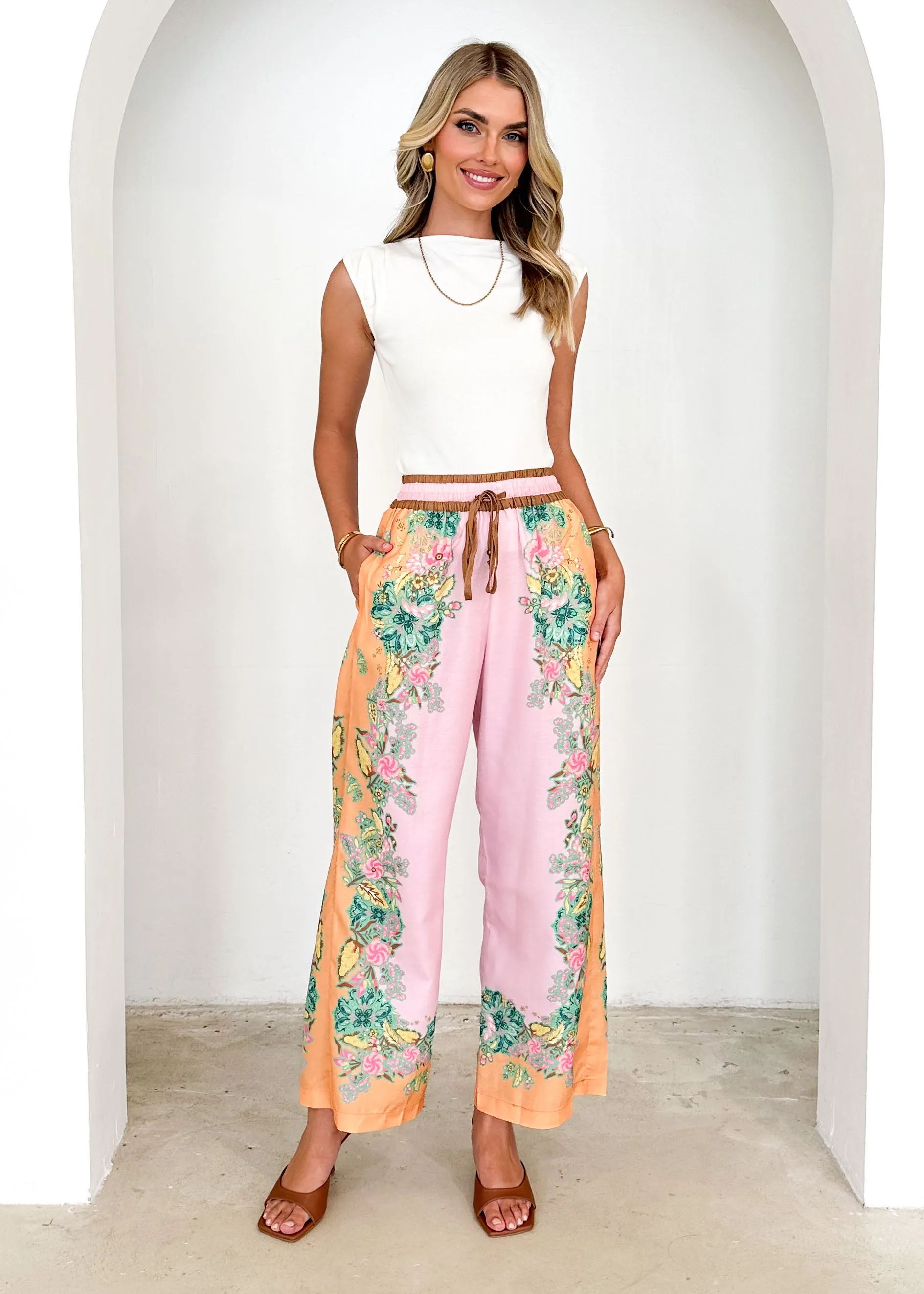 Darcy Pants - Gia Pink sold by Gingham & Heels product image thumbnail 3