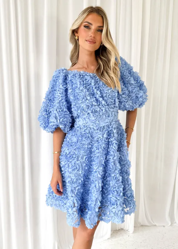 Elorto Dress - Blue sold by Gingham & Heels