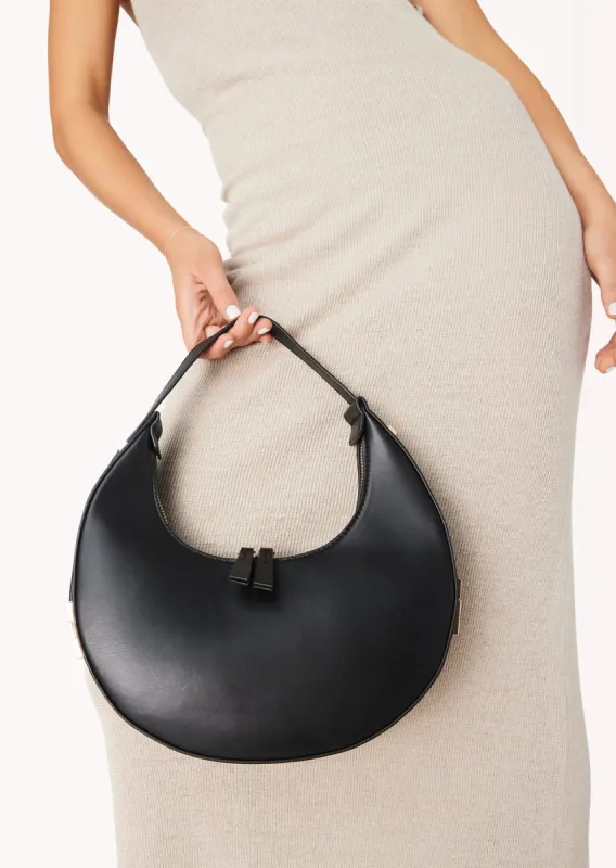 Katie Shoulder Bag - Black sold by Gingham & Heels