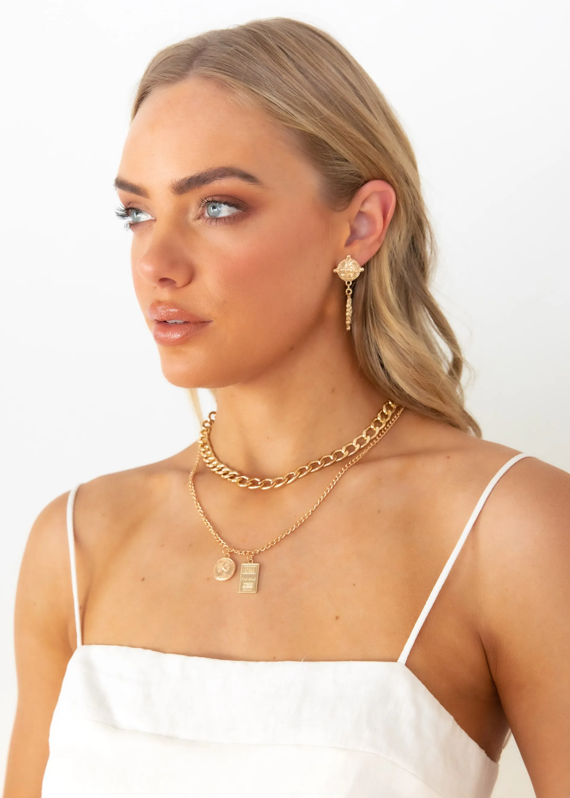 Karlah Necklace - Gold sold by Gingham & Heels product image thumbnail 3