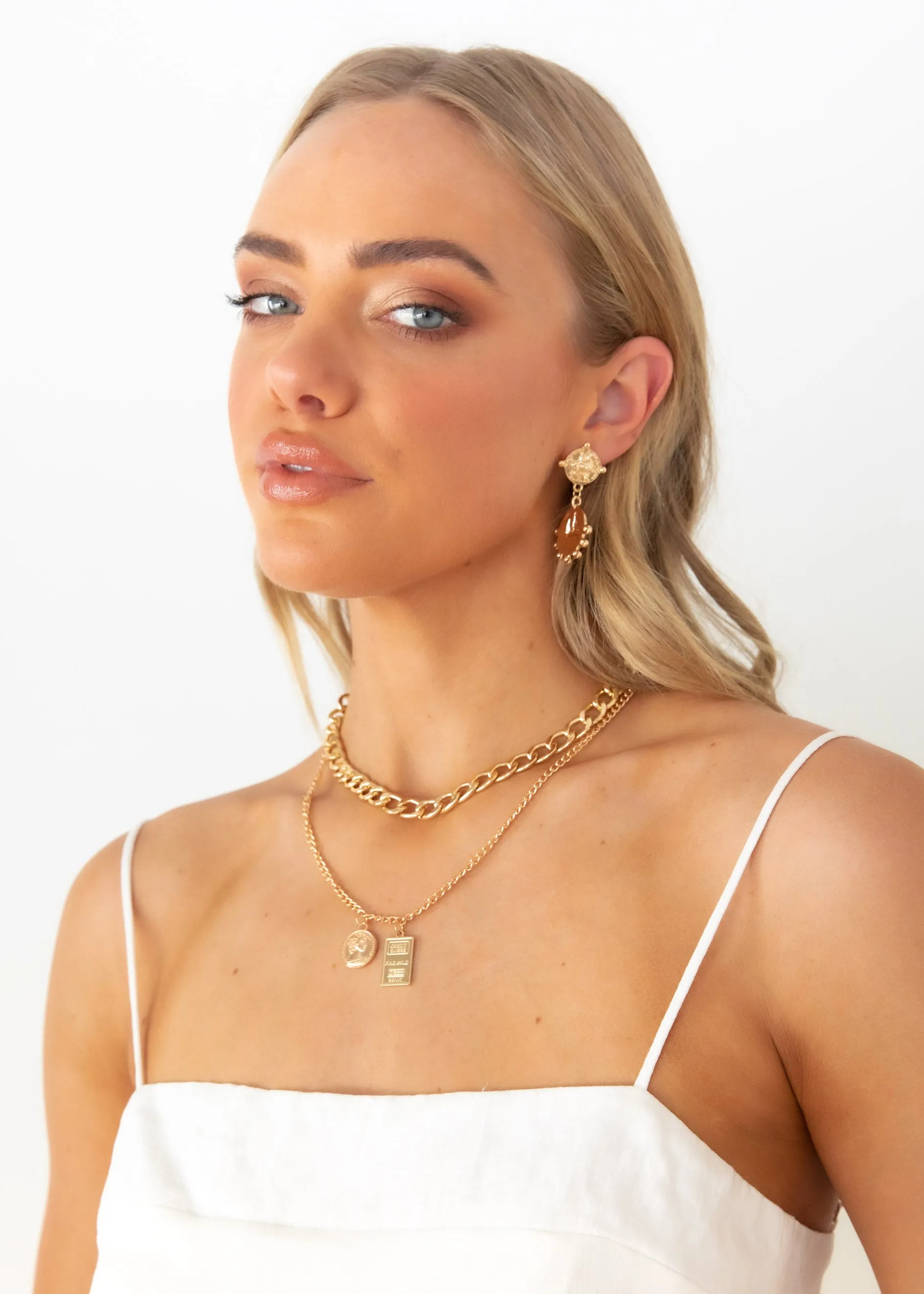 Karlah Necklace - Gold sold by Gingham & Heels product image thumbnail 4