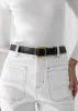 Alexis Cupro Pants - Black sold by Gingham & Heels