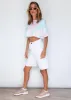 Camile Crop Tee - Candy Tie Dye sold by Gingham & Heels