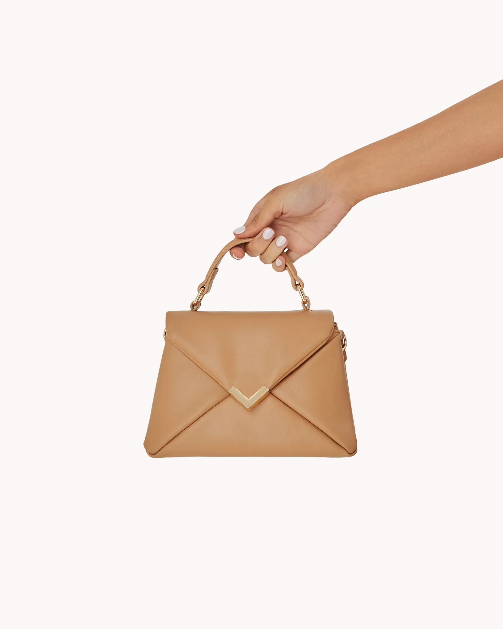 Dahlia Handle Bag - Desert sold by Gingham & Heels