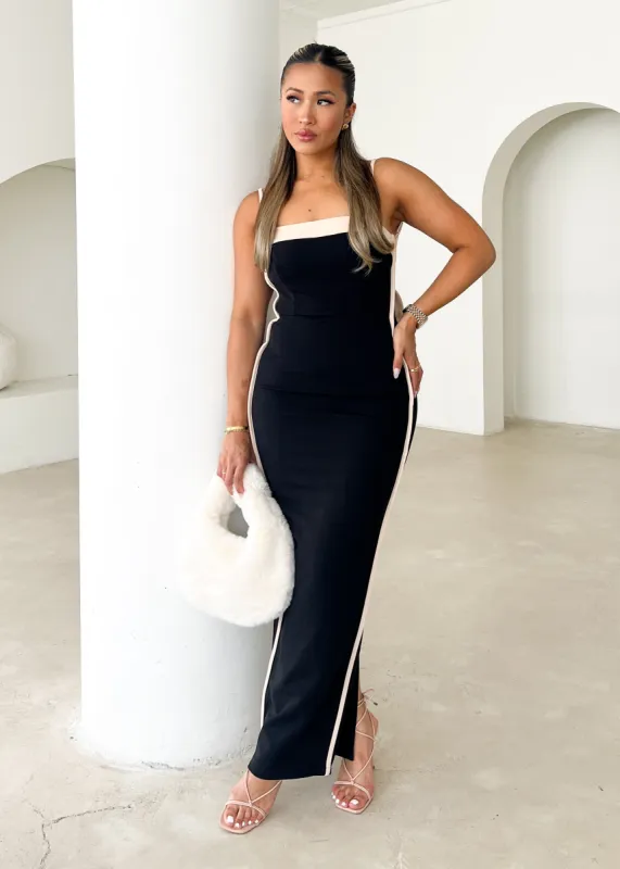 Prelly Maxi Dress - Black sold by Gingham & Heels