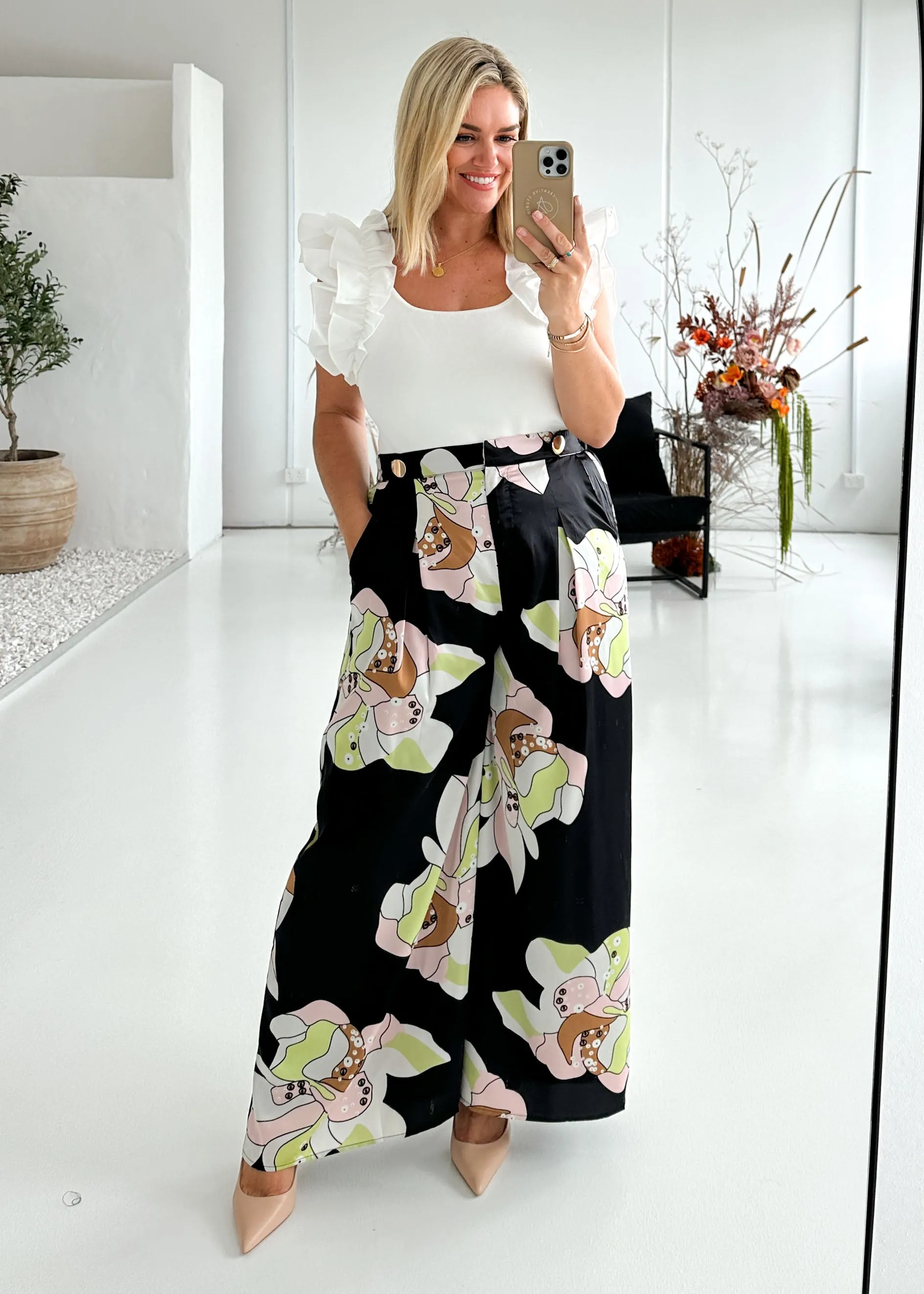 Telana Knit Top - Off White sold by Gingham & Heels product image thumbnail 2