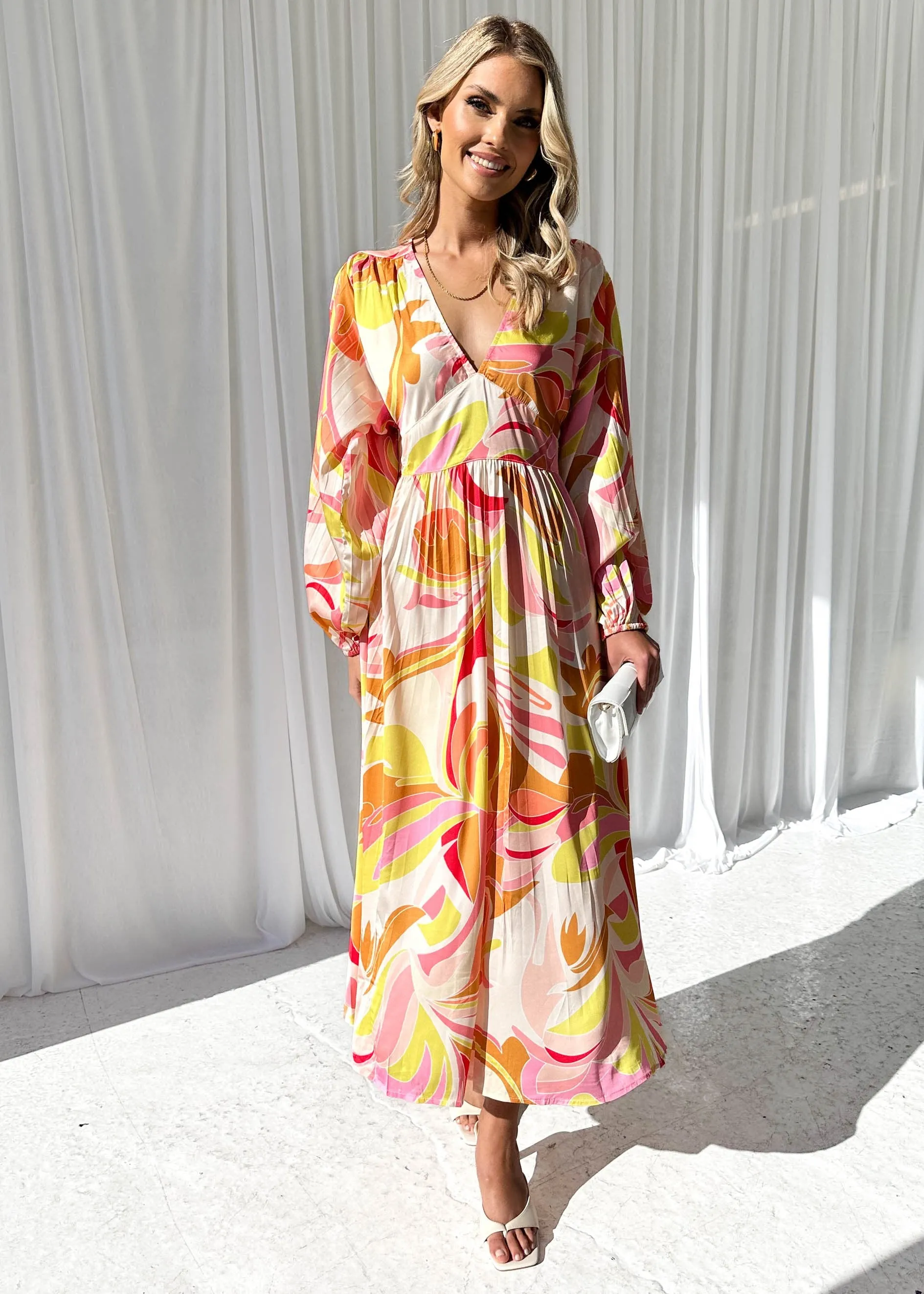 Natasha Midi Dress - Autumn Willow sold by Gingham & Heels product image thumbnail 4