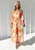 Natasha Midi Dress - Autumn Willow sold by Gingham & Heels